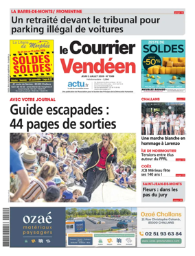 Cover of Le Courrier Vendeen