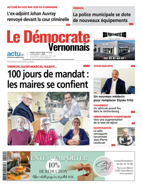 Cover of Le Democrate Vernonnais