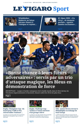 Cover of Le Figaro Sport