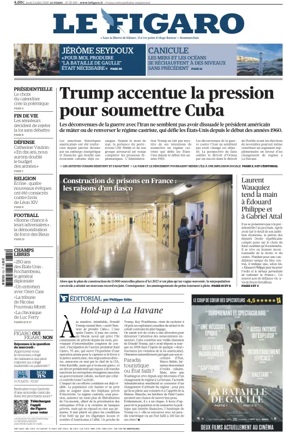 Cover of Le Figaro