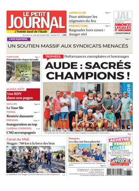 Cover of Le Petit Journal - L'hebdo local de l'Aude
