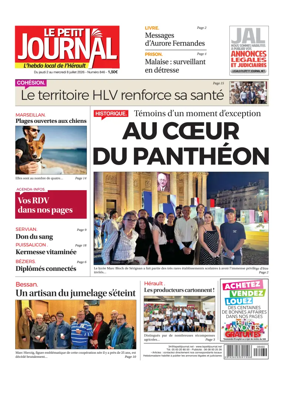 Cover of Le Petit Journal - L'hebdo local de l'Herault