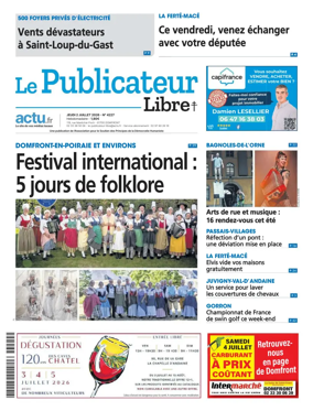 Cover of Le Publicateur Libre