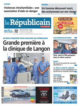 Cover of Le Republicain (Sud-Gironde)