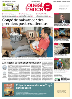 Cover of Ouest France (Caen - Bayeux - Falaise - Vire)