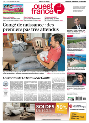 Cover of Ouest-France (Lannion / Paimpol / Guingamp)