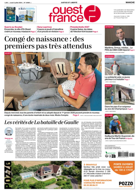 Cover of Ouest France (Manche)