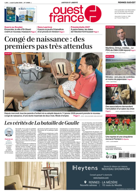Cover of Ouest-France (Rennes Sud-Est)