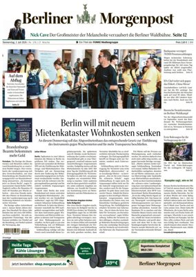 Cover of Berliner Morgenpost