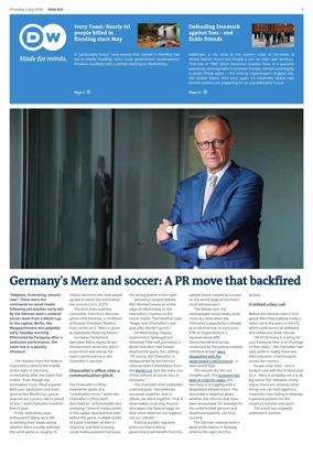 Cover of Deutsche Welle (English edition)