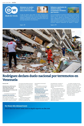 Cover of Deutsche Welle (Spanish edition)