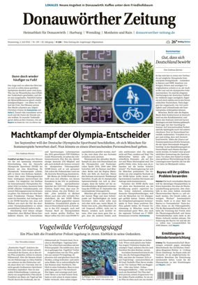 Cover of Donauwoerther Zeitung