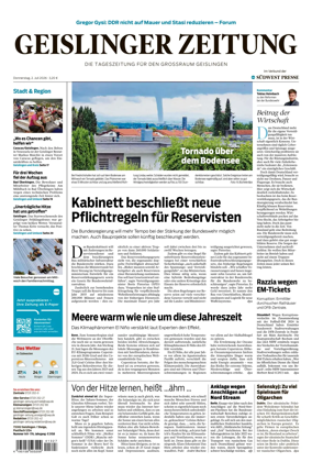 Cover of Geislinger Zeitung