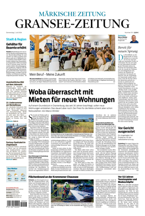 Cover of Gransee-Zeitung