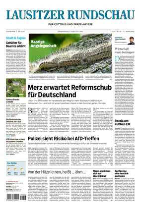 Cover of Lausitzer Rundschau