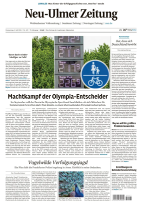 Cover of Neu-Ulmer Zeitung
