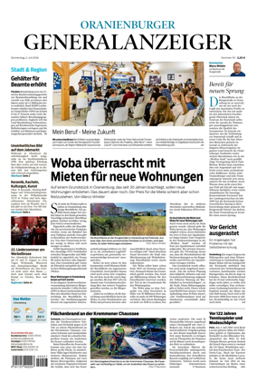 Cover of Oranienburger Generalanzeiger