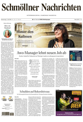 Cover of Ostthuringer Zeitung (Schmolln)