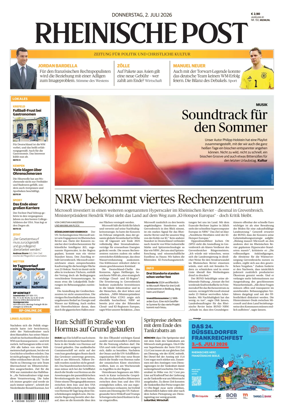 Cover of Rheinische Post Krefeld Kempen