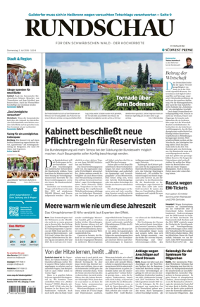 Cover of Rundschau fur den Schwabischen Wald – Der Kocherbote