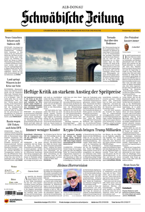 Cover of Schwabische Zeitung (Alb-Donau)