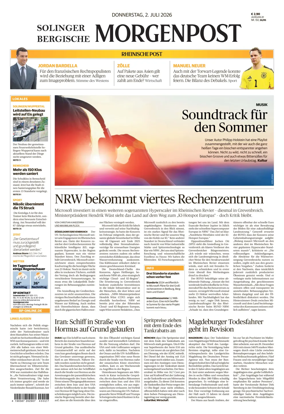 Cover of Solinger Bergische Morgenpost/Remscheid