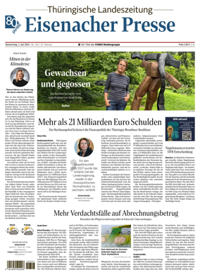 Cover of Thuringische Landeszeitung (Eisenach)