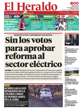 Cover of Diario El Heraldo