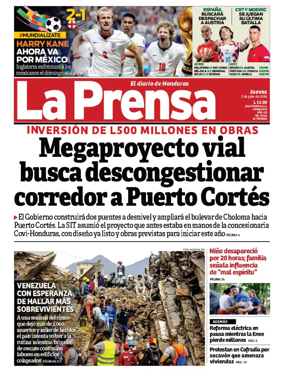 Cover of Diario La Prensa