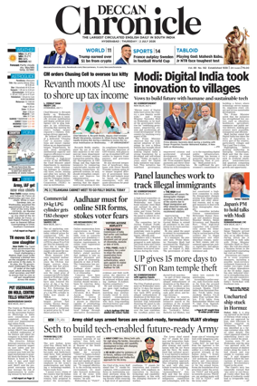 Cover of Deccan Chronicle