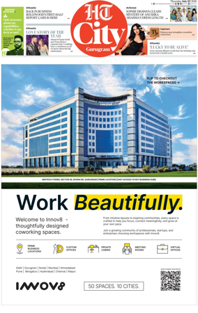 Cover of Hindustan Times (Gurgaon) - City