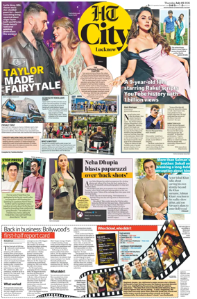 Cover of Hindustan Times (Lucknow) - Live