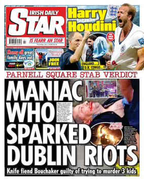 Cover of Irish Daily Star