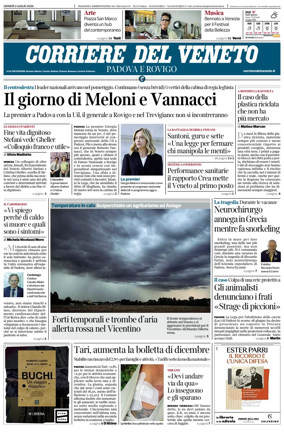 Cover of Corriere del Veneto (Padova e Rovigo)