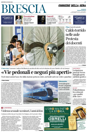 Cover of Corriere della Sera (Brescia)
