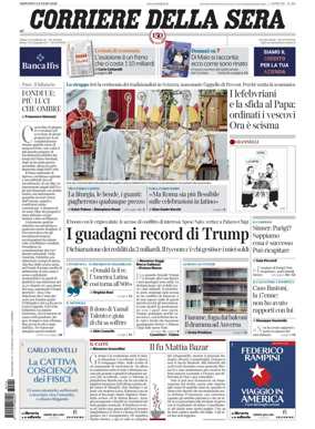 Cover of Corriere della Sera