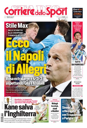 Cover of Corriere dello Sport (Campania)
