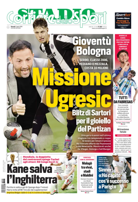Cover of Corriere dello Sport Stadio (Bologna)