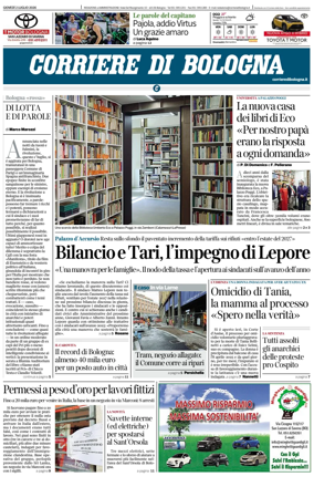 Cover of Corriere di Bologna