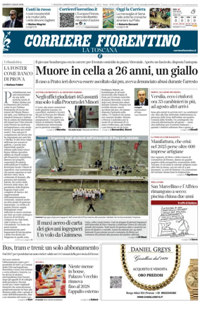Cover of Corriere Fiorentino