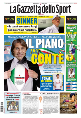 Cover of La Gazzetta dello Sport - Roma