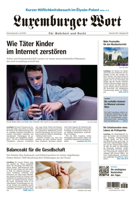 Cover of Luxemburger Wort