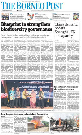 Cover of The Borneo Post (Sabah)