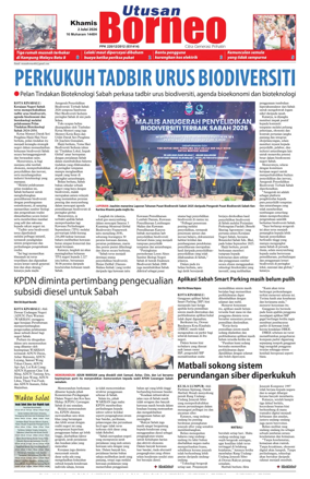 Cover of Utusan Borneo (Sabah)