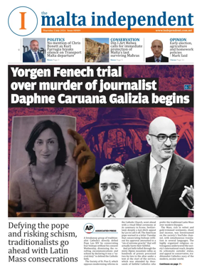 Cover of Malta Independent