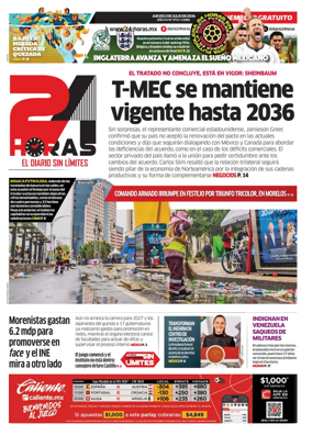 Cover of 24 Horas - El diario sin limites