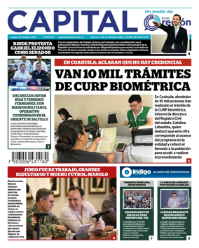 Cover of Capital Coahuila