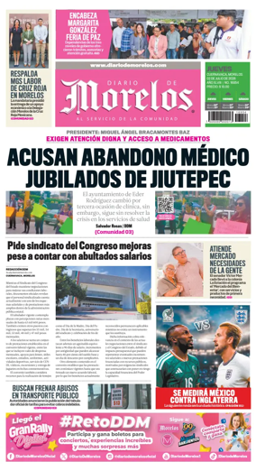Cover of Diario de Morelos