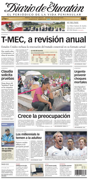Cover of Diario de Yucatan