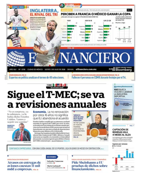 Cover of El Financiero